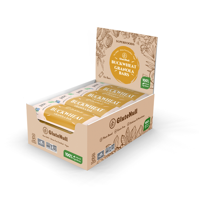 Glutenull - Barres granola au sarrasin | Paquet de 12