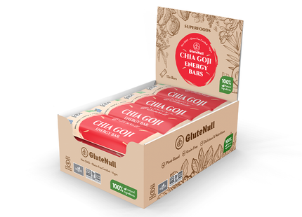 Barres Glutenull - Chia Goji | Paquet de 12