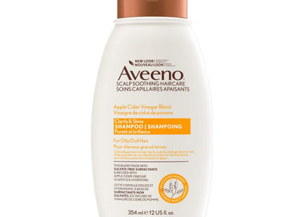 Aveeno - Shampooing au mélange de vinaigre de cidre de pomme | 354 ml