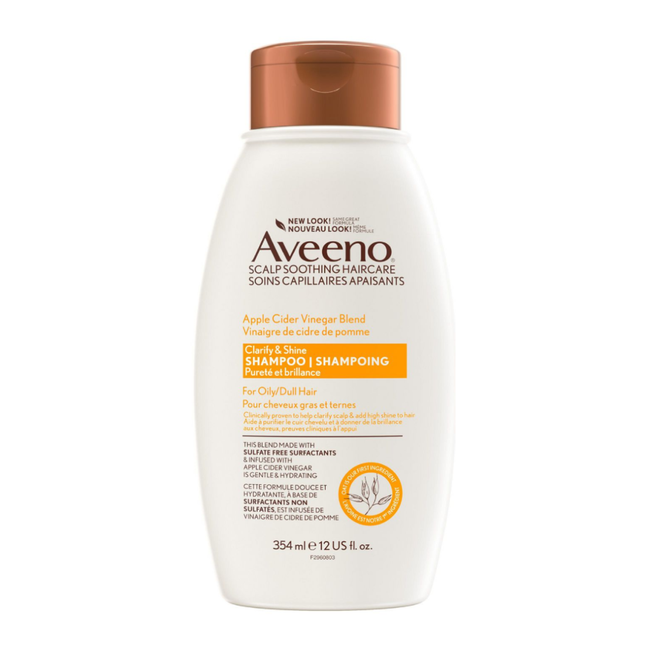 Aveeno - Shampooing au mélange de vinaigre de cidre de pomme | 354 ml