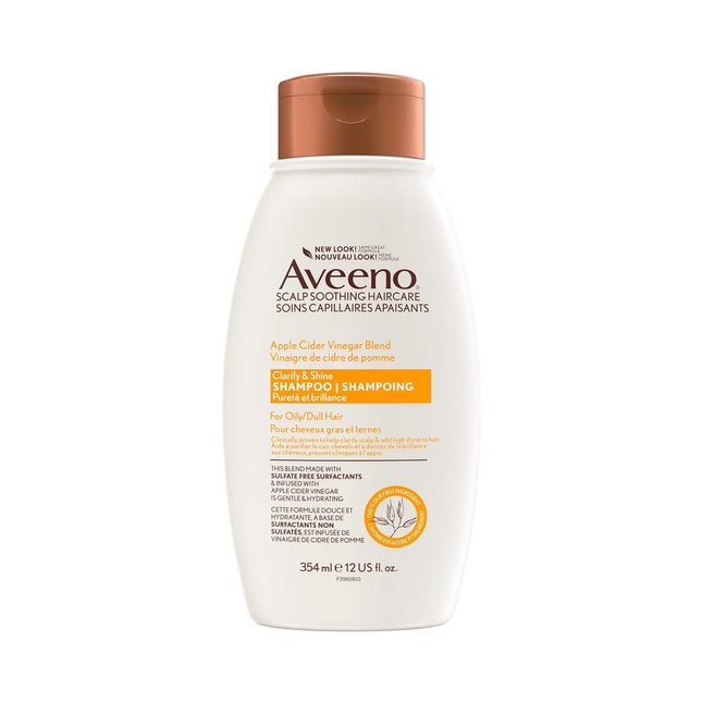 Aveeno - Shampooing au mélange de vinaigre de cidre de pomme | 354 ml