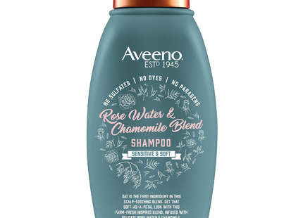 Aveeno - Shampooing mélangé à l'eau de rose et à la camomille | 354 ml