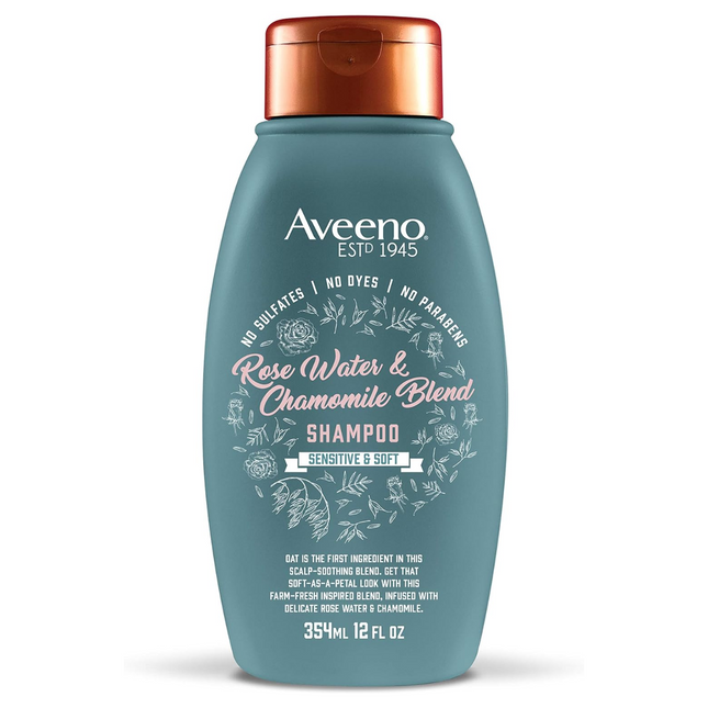 Aveeno - Rose Water & Chamomile Blend Shampoo | 354 ml