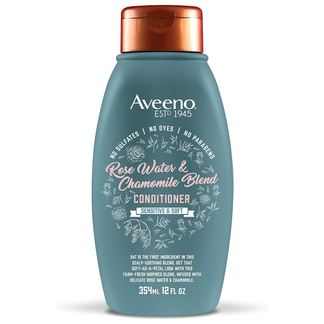 Aveeno - Revitalisant mélangé à l'eau de rose et à la camomille | 354 ml