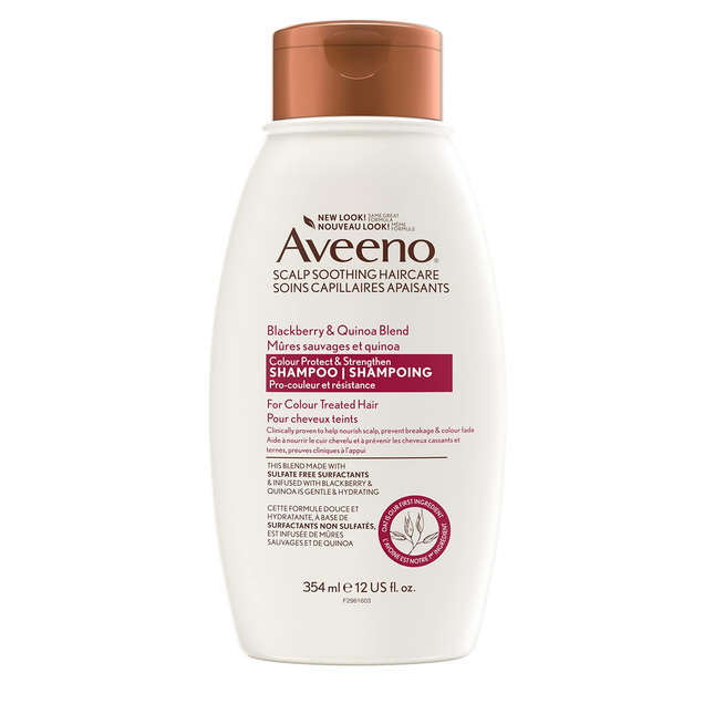 Aveeno - Colour Protect & Strengthen Shampoo - Blackberry & Quinoa | 354 mL