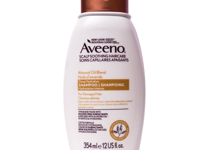 Aveeno - Shampooing à base d'huile d'amande - Hydratation en profondeur | 354 ml