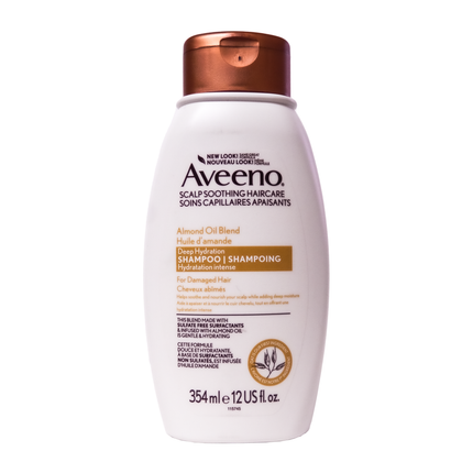 Aveeno - Shampooing à base d'huile d'amande - Hydratation en profondeur | 354 ml