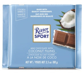 Ritter Sport Milk Chocolate Bar with Coconut Filling | 100 g