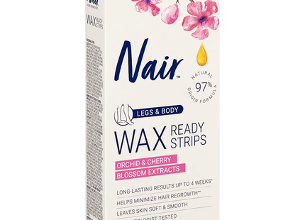 Nair - Hair Remover Wax Ready-Strips - Face & Bikini | 40 Wax Strips