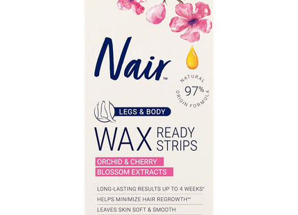 Nair - Hair Remover Wax Ready-Strips - Face & Bikini | 40 Wax Strips