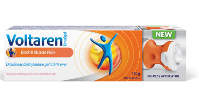 Voltaren Emulgel Back & Muscle Pain - No Mess Applicator | 120 g