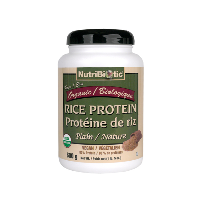 Nutribiotic - Rice Protein Organic, Plain | 600 g