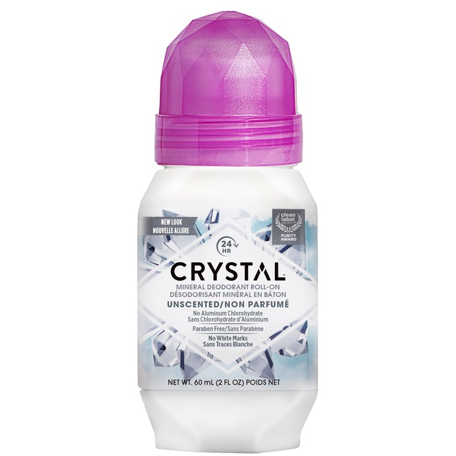 Crystal - Mineral Enriched Roll On Deodorant - Unscented | 60 mL