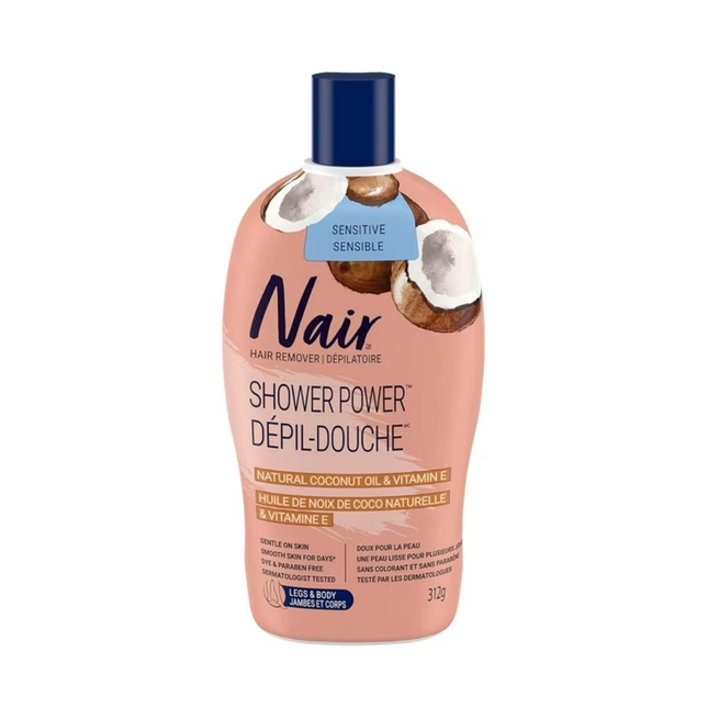 Nair - Épilateur, huile de coco naturelle et vitamine E | 312 g