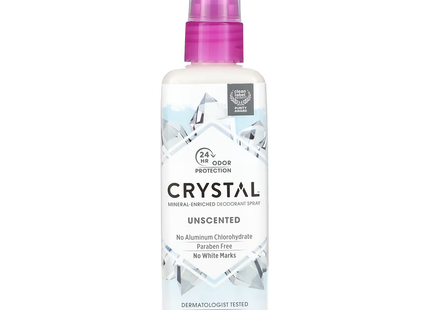 Crystal - Mineral Enriched Deodorant Spray - Unscented | 118 ml
