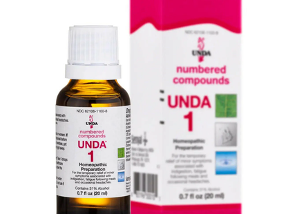 UNDA - Homeopathic Preparation #1 | 20 mL