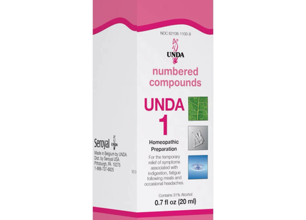 UNDA - Homeopathic Preparation #1 | 20 mL