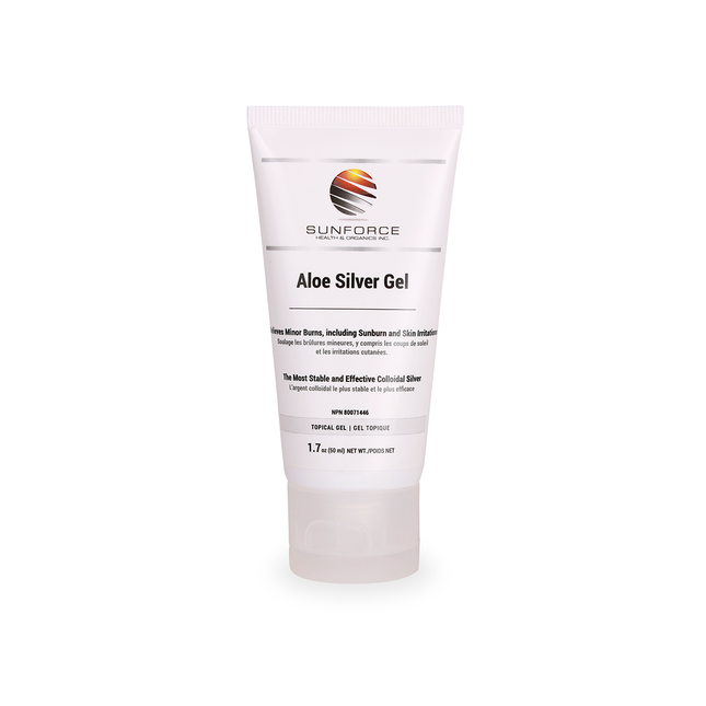Sunforce - Gel d'aloe vera argenté | 50 ml