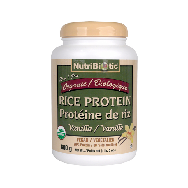 Nutribiotic - Rice Protein Organic, Vanilla | 600 g