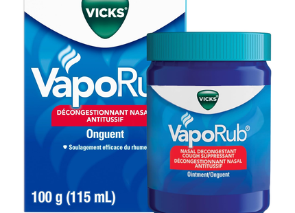 Vicks - VapoRub Nasal Decongestant & Cough Suppressant Ointment | 100 g