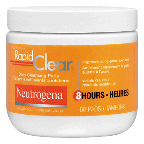 Tampons nettoyants quotidiens Neutrogena Rapid Clear | 60 tampons
