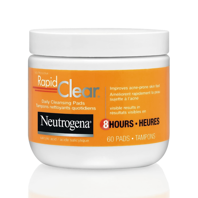 Neutrogena - Tampons nettoyants quotidiens Rapid Clear | 60 Tampons