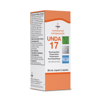 UNDA - Homeopathic Preparation #17 | 20 mL