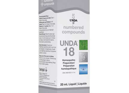 UNDA - Homeopathic Preparation #18 | 20 mL