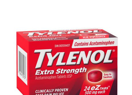 Tylenol Extra Strength Acetaminophen 500 mg | 24 eZ tabs