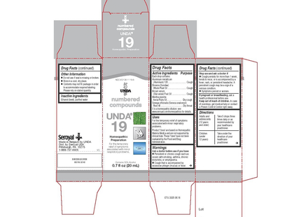 UNDA - Homeopathic Preparation #19 | 20 mL