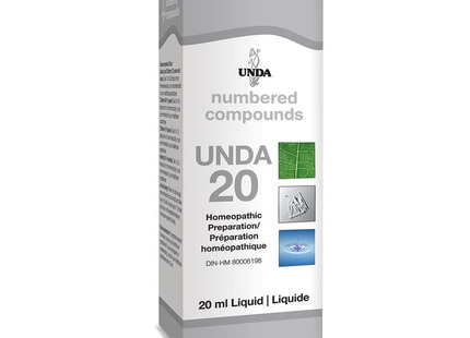 UNDA - Homeopathic Preparation #20 | 20 mL