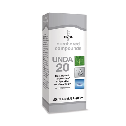 UNDA - Homeopathic Preparation #20 | 20 mL