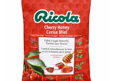 Ricola Cough Suppressant/Throat Lozenges - Cherry Honey | 19 Lozenges