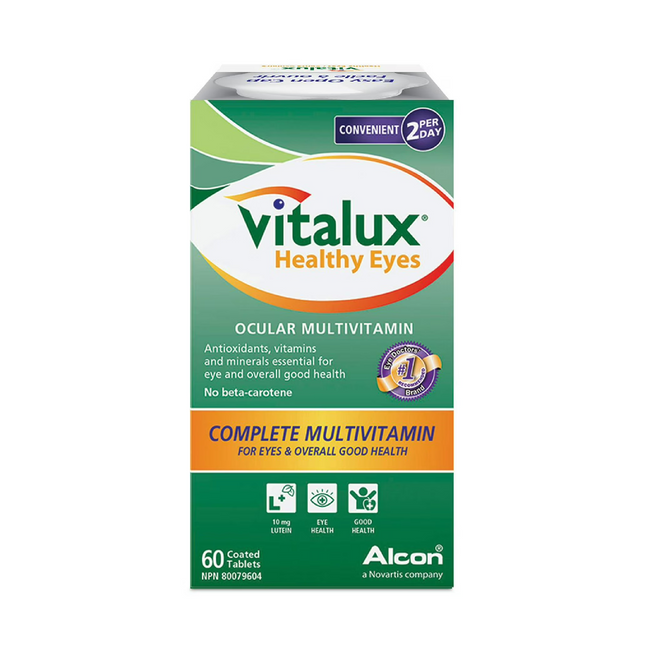 VItalux - Healthy Eyes Ocular Multivitamin | 60 Coated Tablets