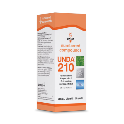 UNDA - Homeopathic Preparation #210 | 20 mL