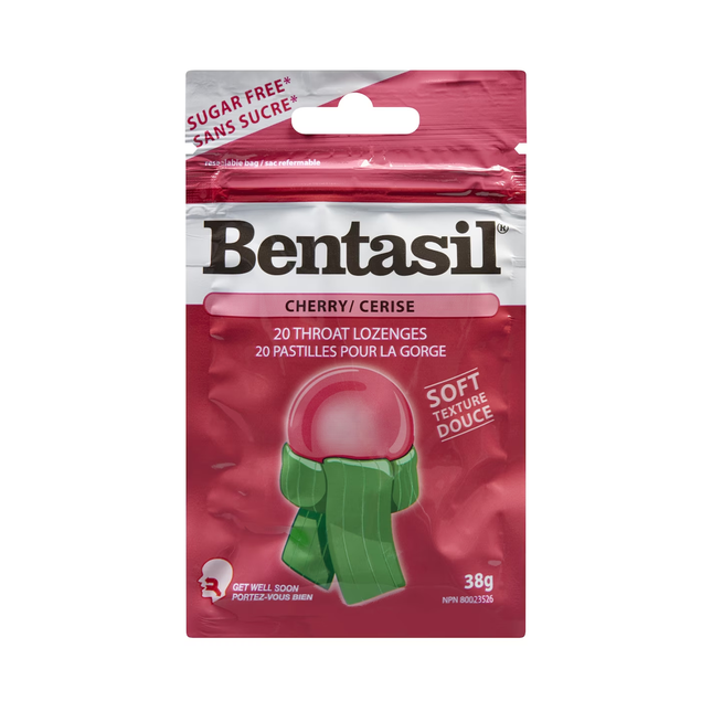 Bentasil - Cherry Throat Lozenges | 38 g