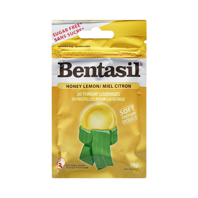 Bentasil - Honey Lemon Throat Lozenges | 38 g