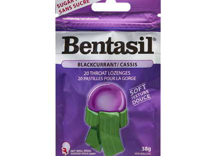 Bentasil - Blackcurrant Throat Lozenges | 38 g