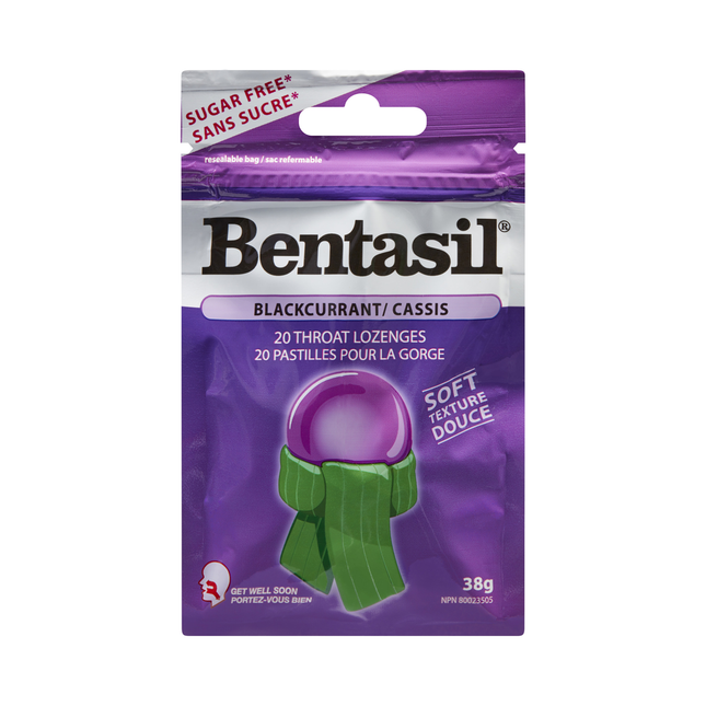 Bentasil - Blackcurrant Throat Lozenges | 38 g