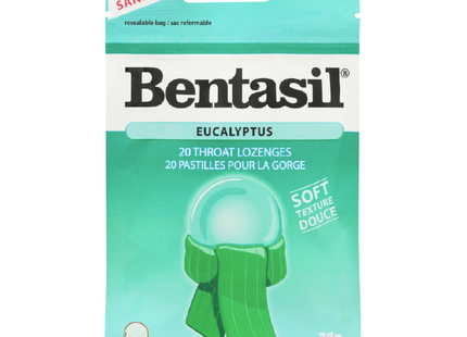 Bentasil - Eucalyptus Throat Lozenges | 20 Count