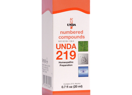 UNDA - Homeopathic Preparation #219 | 20 mL