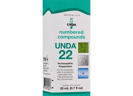 UNDA - Homeopathic Preparation #22 | 20 mL