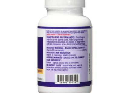Westcoast Naturals - Niacinamide 500 mg | 90 gélules
