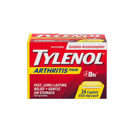 Tylenol Douleurs arthritiques Acétaminophène 650 mg | 24 caplets 