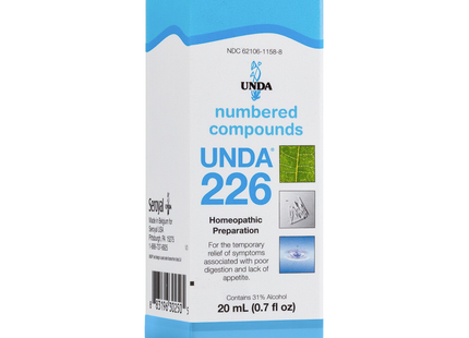 UNDA - Homeopathic Preparation #226 | 20 mL