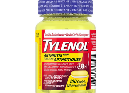 Tylenol - Arthritis Pain Acetaminophen 650 mg | 100 Caplets