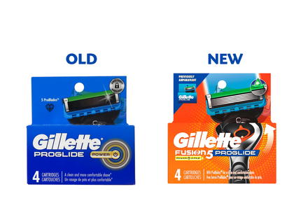 Gillette - Recharges Fusion 5 ProGlide Power | 4 Cartouches