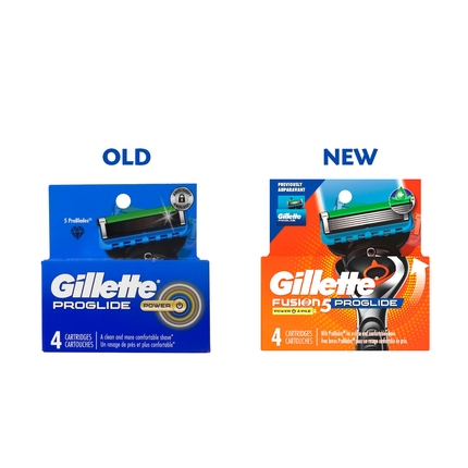 Gillette - Fushion 5 ProGlide Power Refill | 4 Cartridges