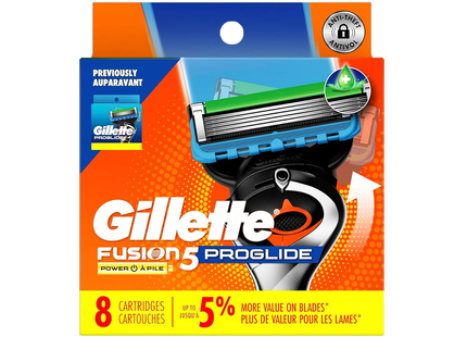 Gillette - Fusion 5 Proglide Power Refill | 8 Cartridges