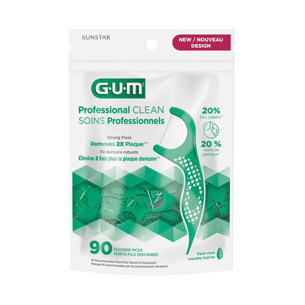 GUM - Flosser Picks, Fresh Mint | 90 Flosser Picks